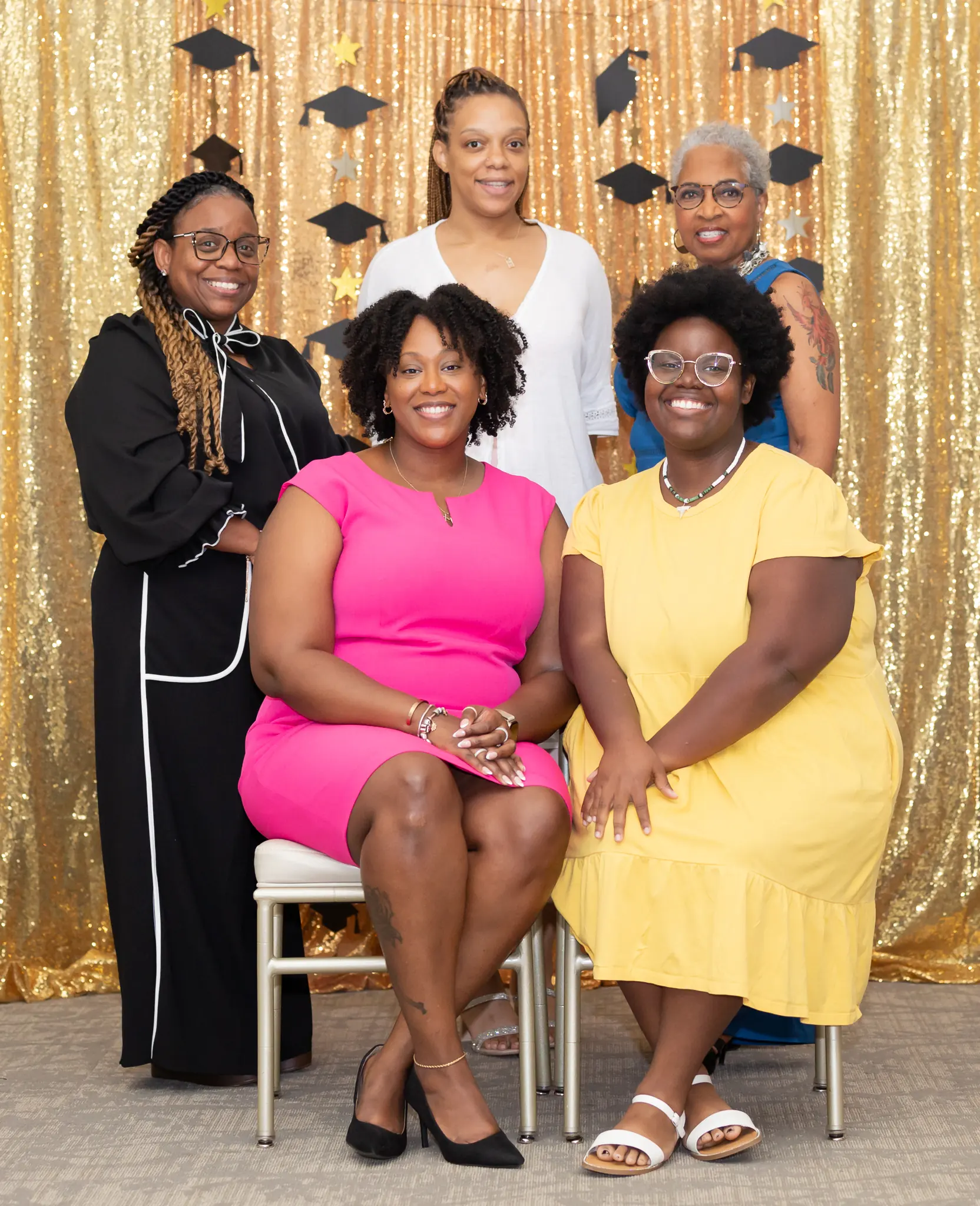 Black Equity University graduates at commencement